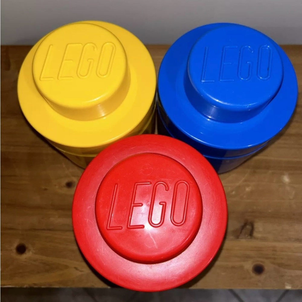 Lego Storage Bricks 3 Different Colors Building - Create - Picture 2 of 4